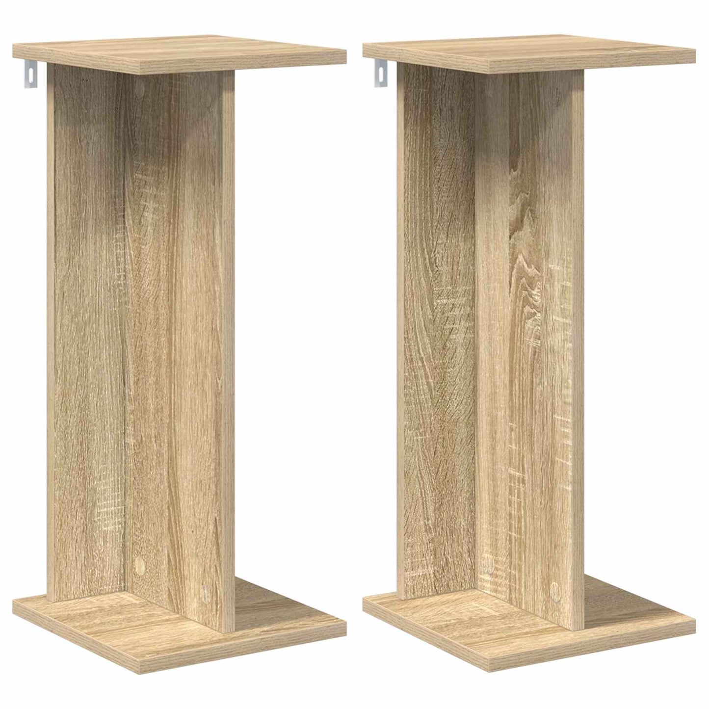 Augalų stovas 2 pcs Sonoma ąžuolas 25 x 25,5 x 60,5 cm