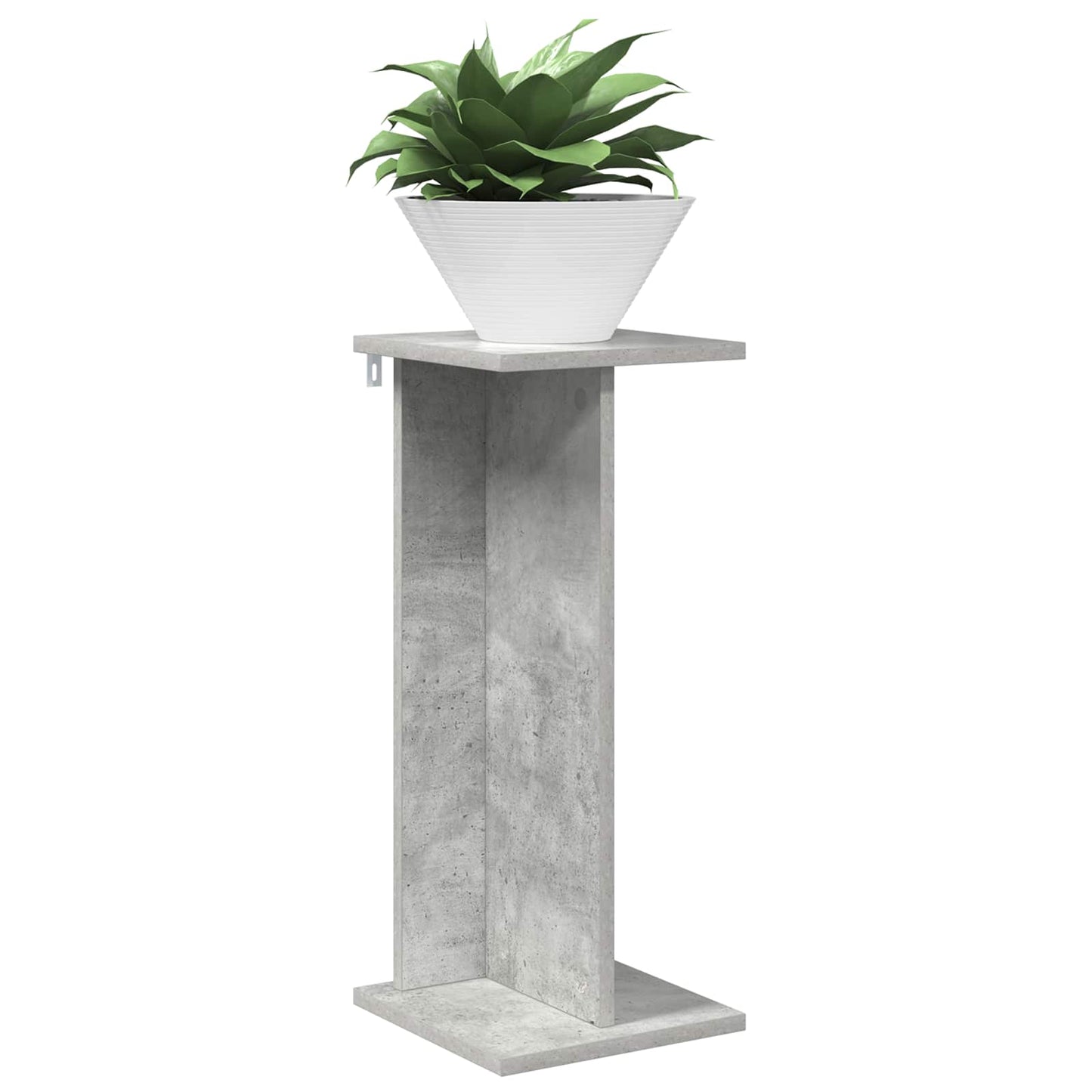 Augalų stovas Betono Pilka 25 x 25,5 x 60,5 cm Dirbtinė mediena