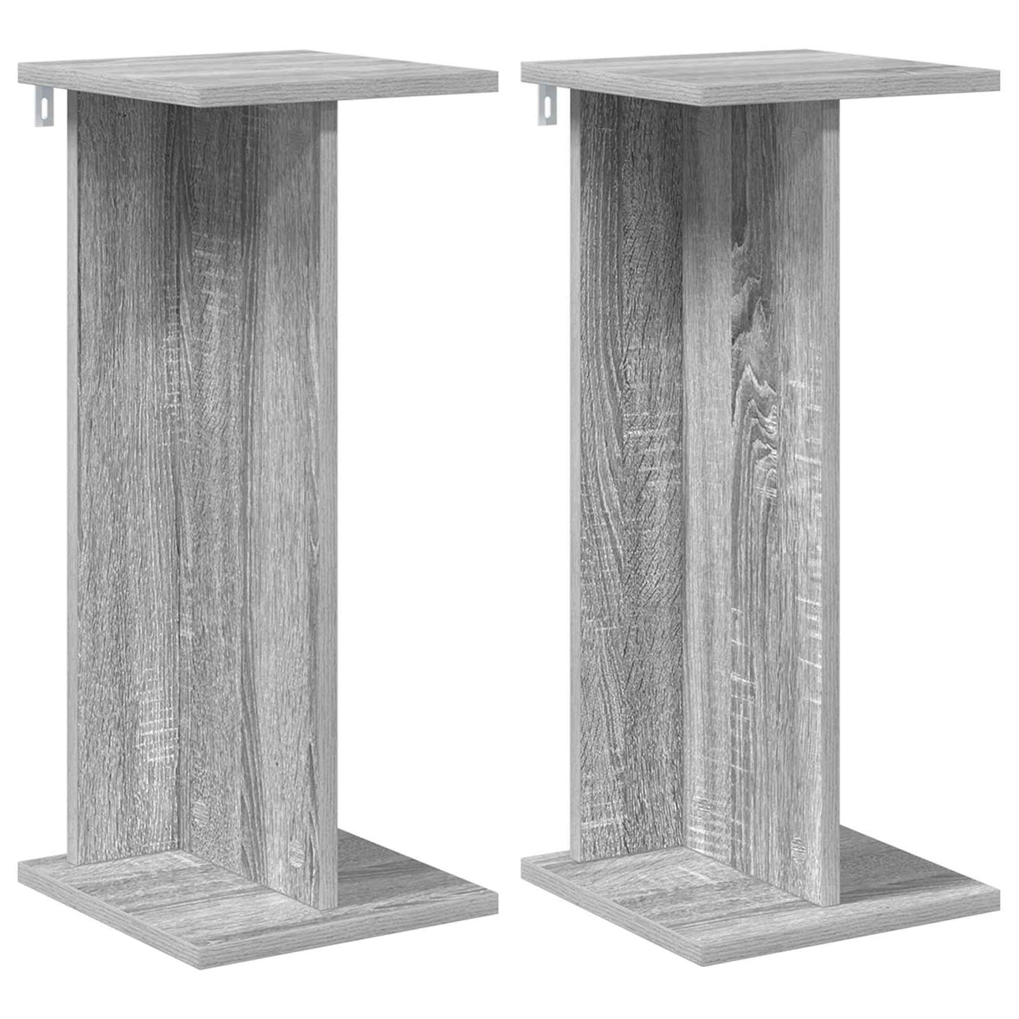 Augalų stovas 2 pcs Pilka Sonoma 25 x 25,5 x 60,5 cm