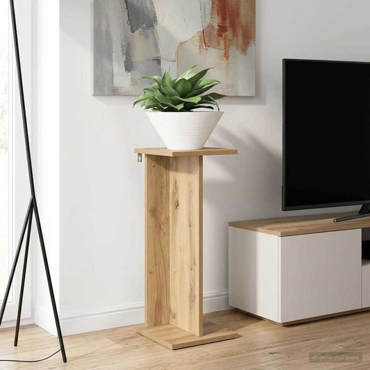 Augalų stovas 2 pcs Amatinė Ąžuolas 25 x 25,5 x 60,5 cm