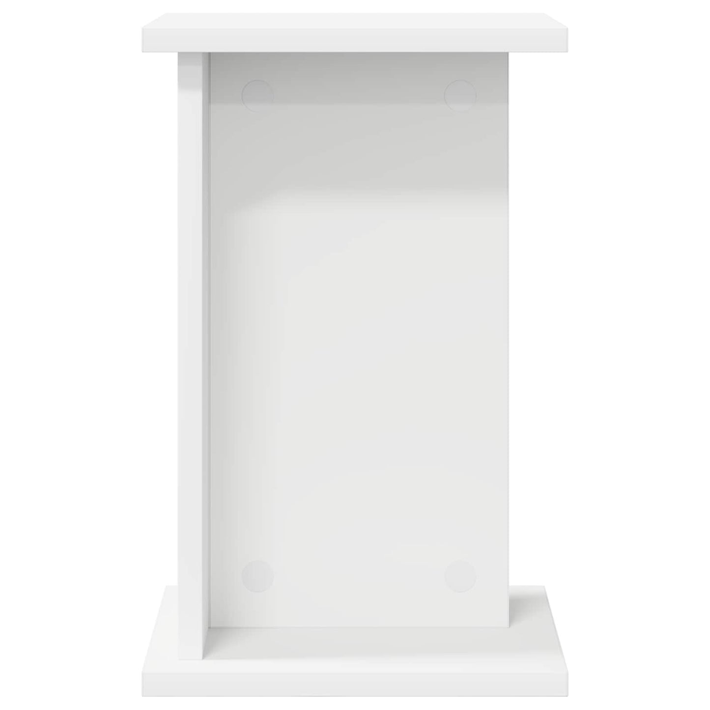 Augalų stovas 2 pcs Baltas 25 x 25,5 x 40,5 cm Dirbtinė mediena