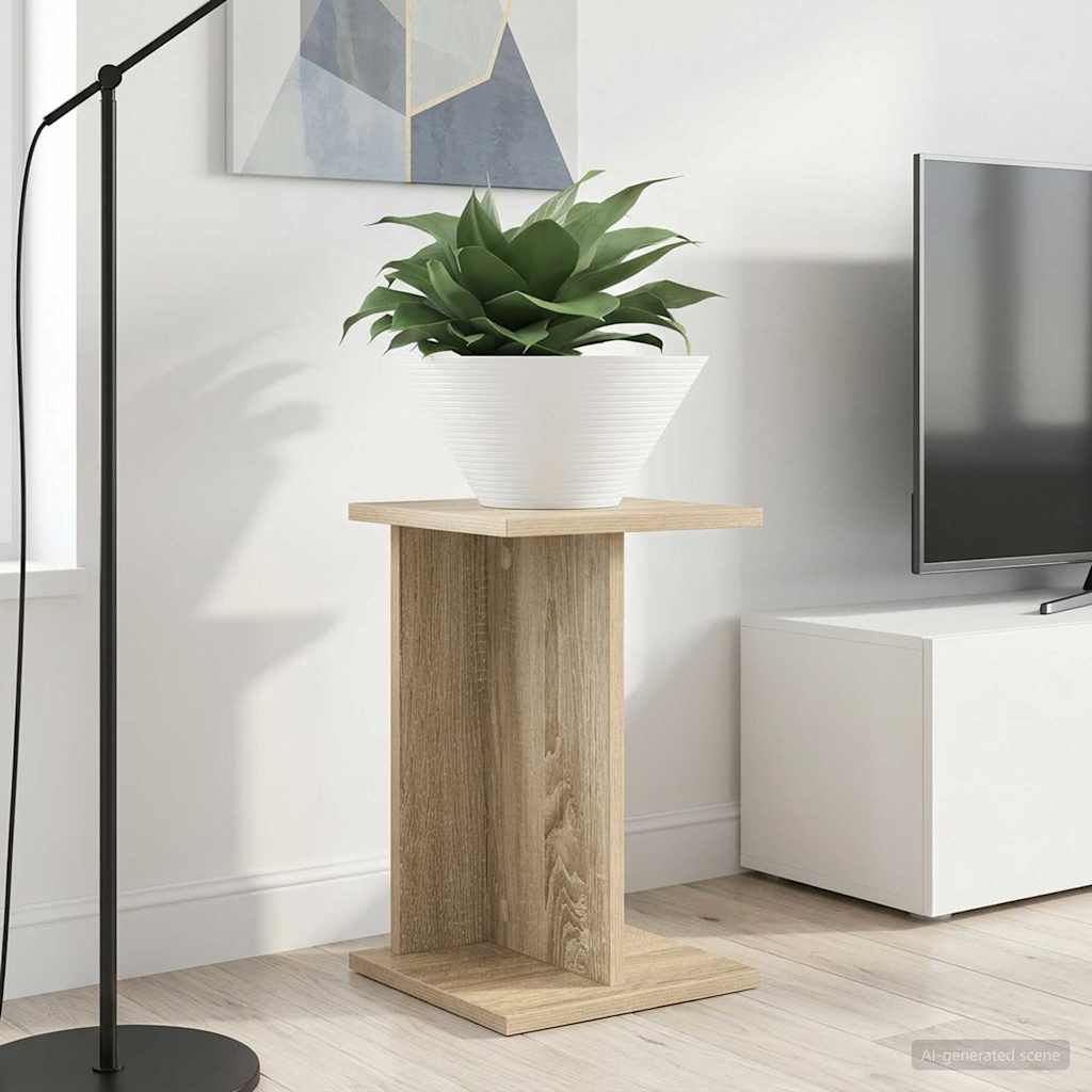 Augalų stovas 2 pcs Sonoma ąžuolas 25 x 25,5 x 40,5 cm