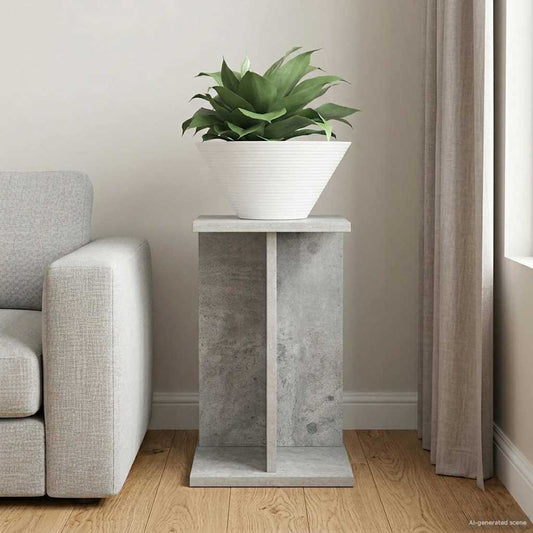 Augalų stovas Betono Pilka 25 x 25,5 x 40,5 cm Dirbtinė mediena
