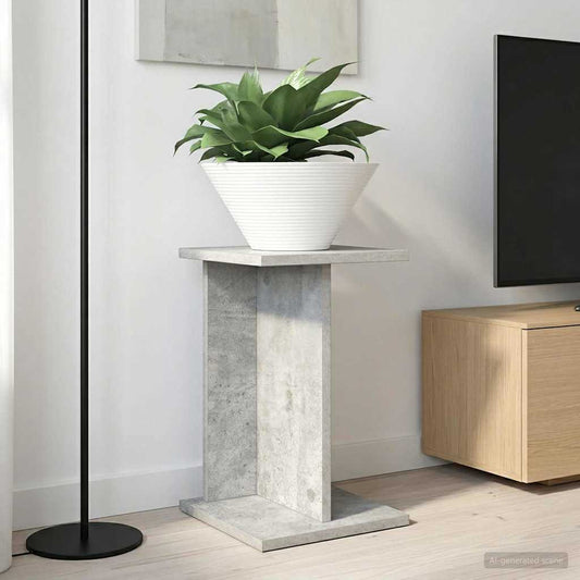 Augalų stovas 2 pcs Betono Pilka 25 x 25,5 x 40,5 cm