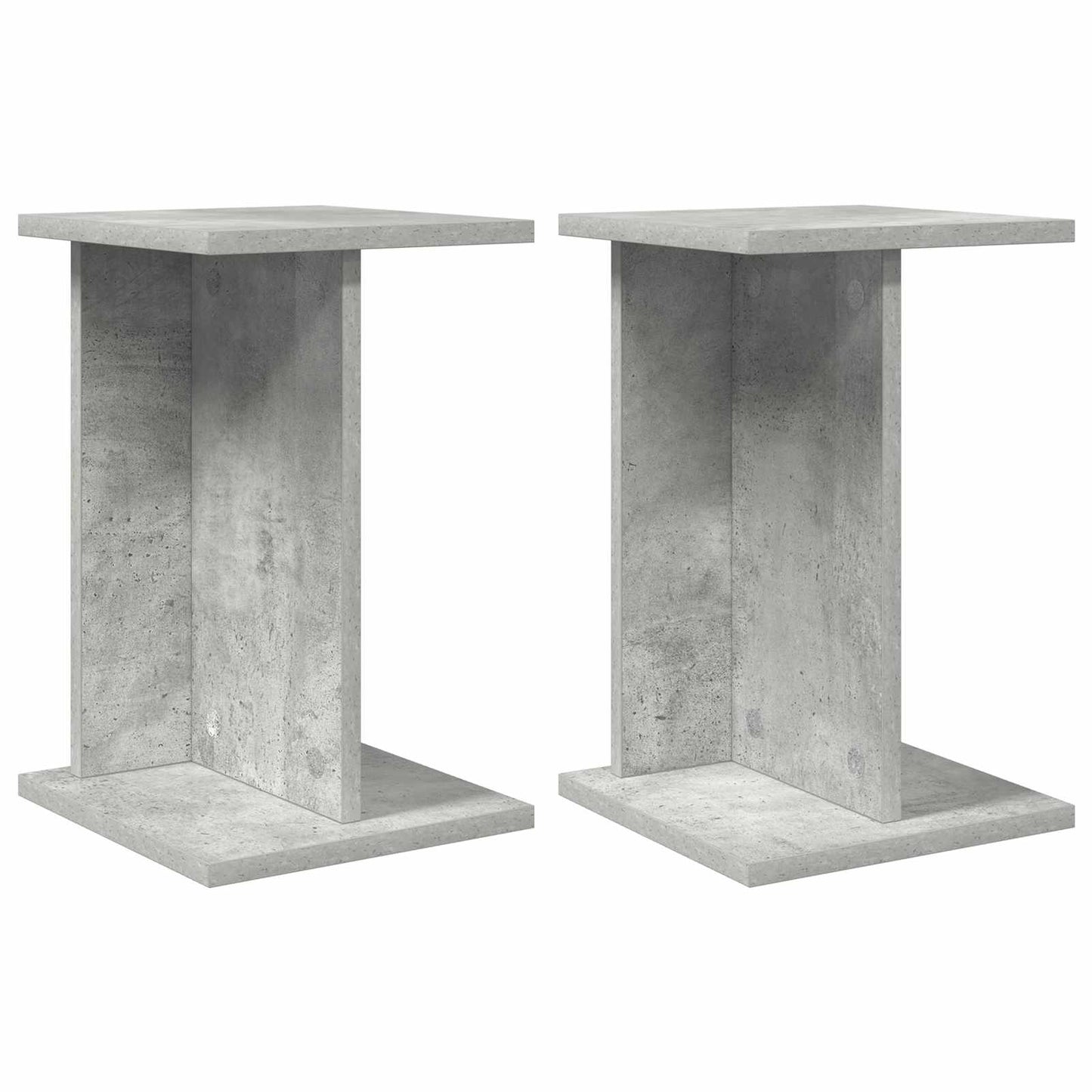 Augalų stovas 2 pcs Betono Pilka 25 x 25,5 x 40,5 cm