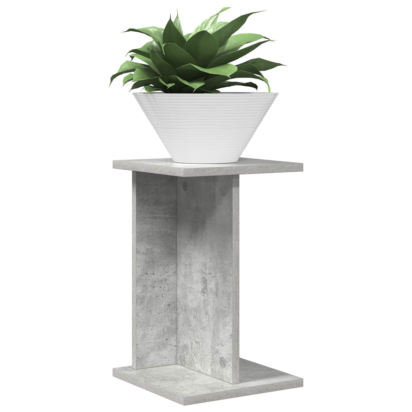 Augalų stovas 2 pcs Betono Pilka 25 x 25,5 x 40,5 cm