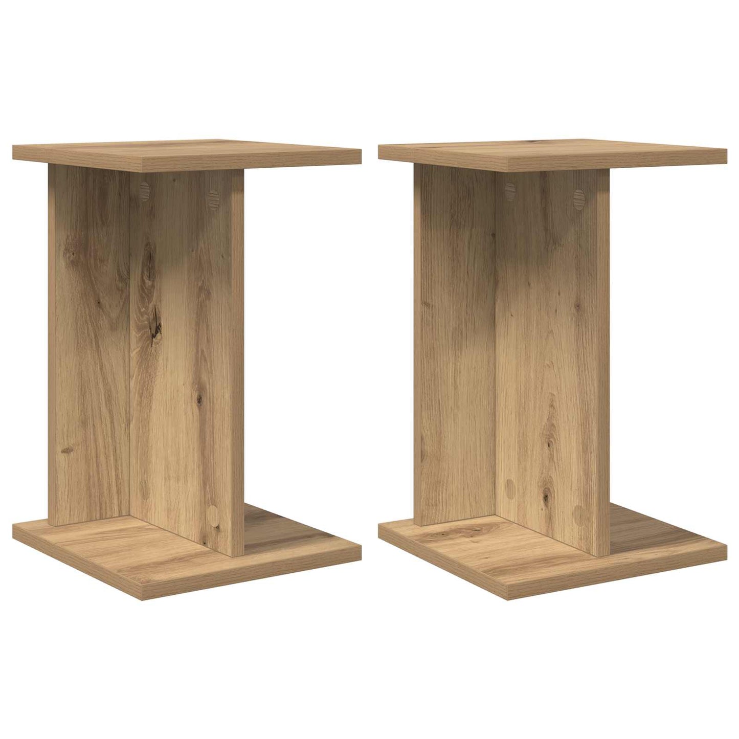 Augalų stovas 2 pcs Amatinė Ąžuolas 25 x 25,5 x 40,5 cm