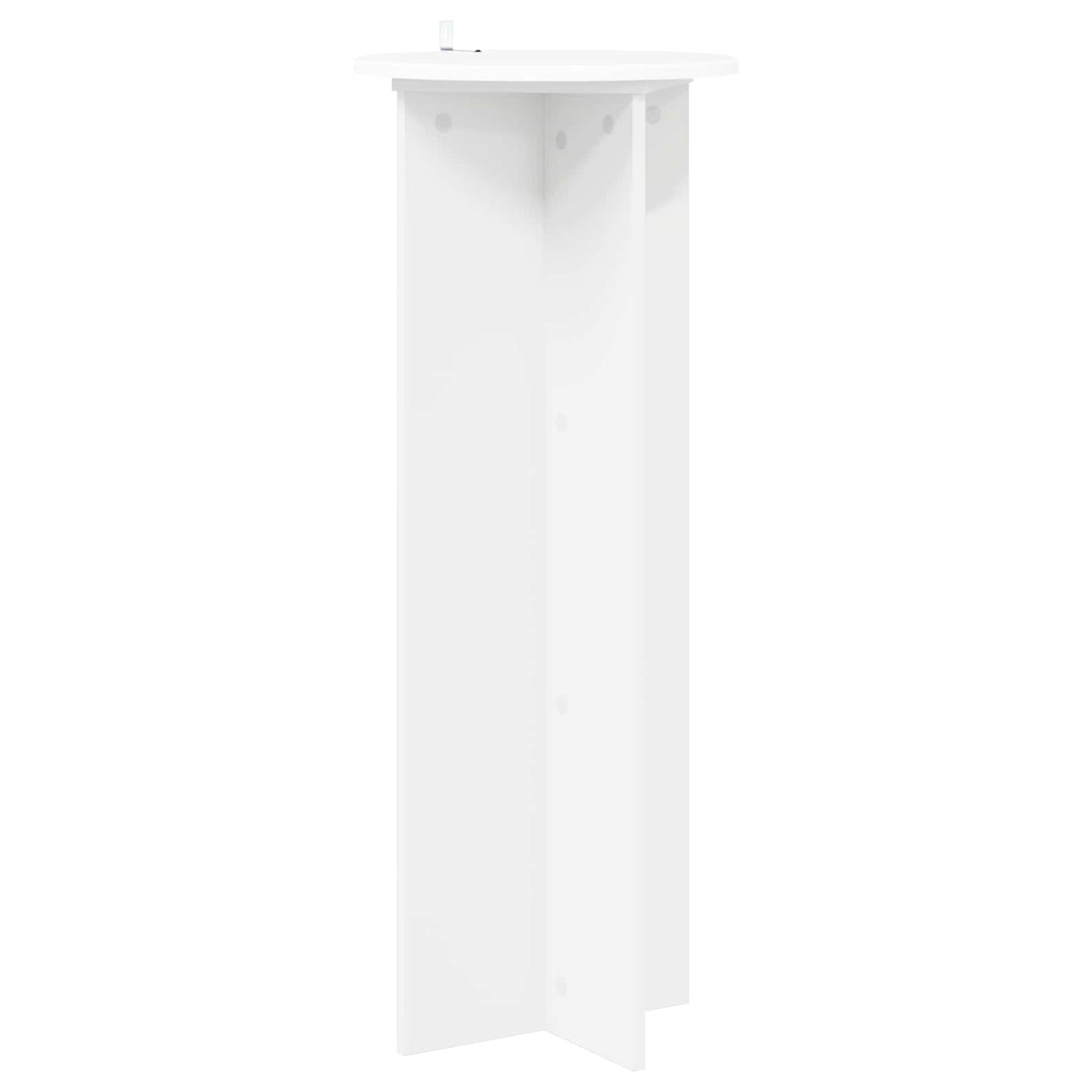 Augalų stovas 2 pcs Balta Ø40 x 100 cm Apdirbta mediena