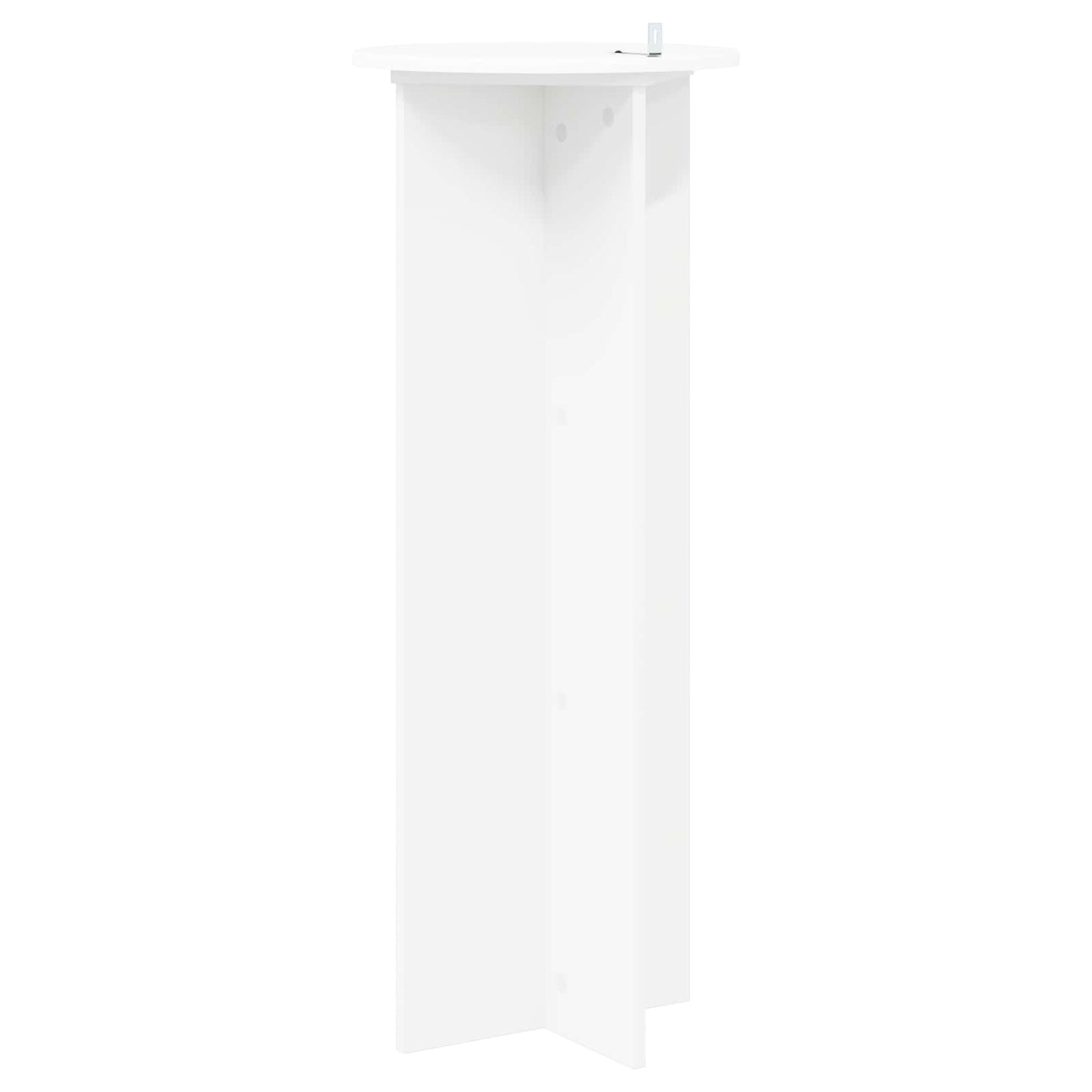 Augalų stovas 2 pcs Balta Ø40 x 100 cm Apdirbta mediena