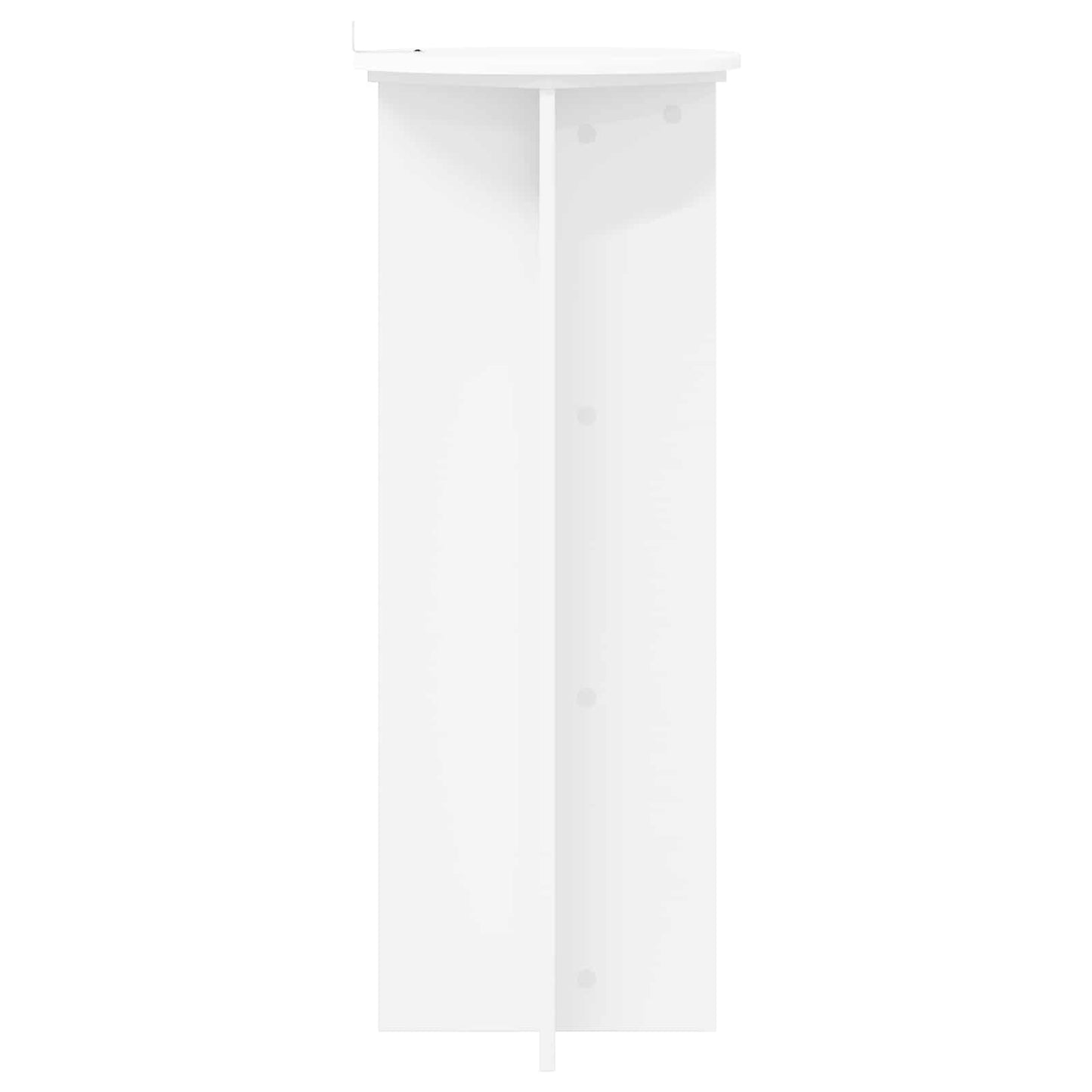 Augalų stovas 2 pcs Balta Ø40 x 100 cm Apdirbta mediena