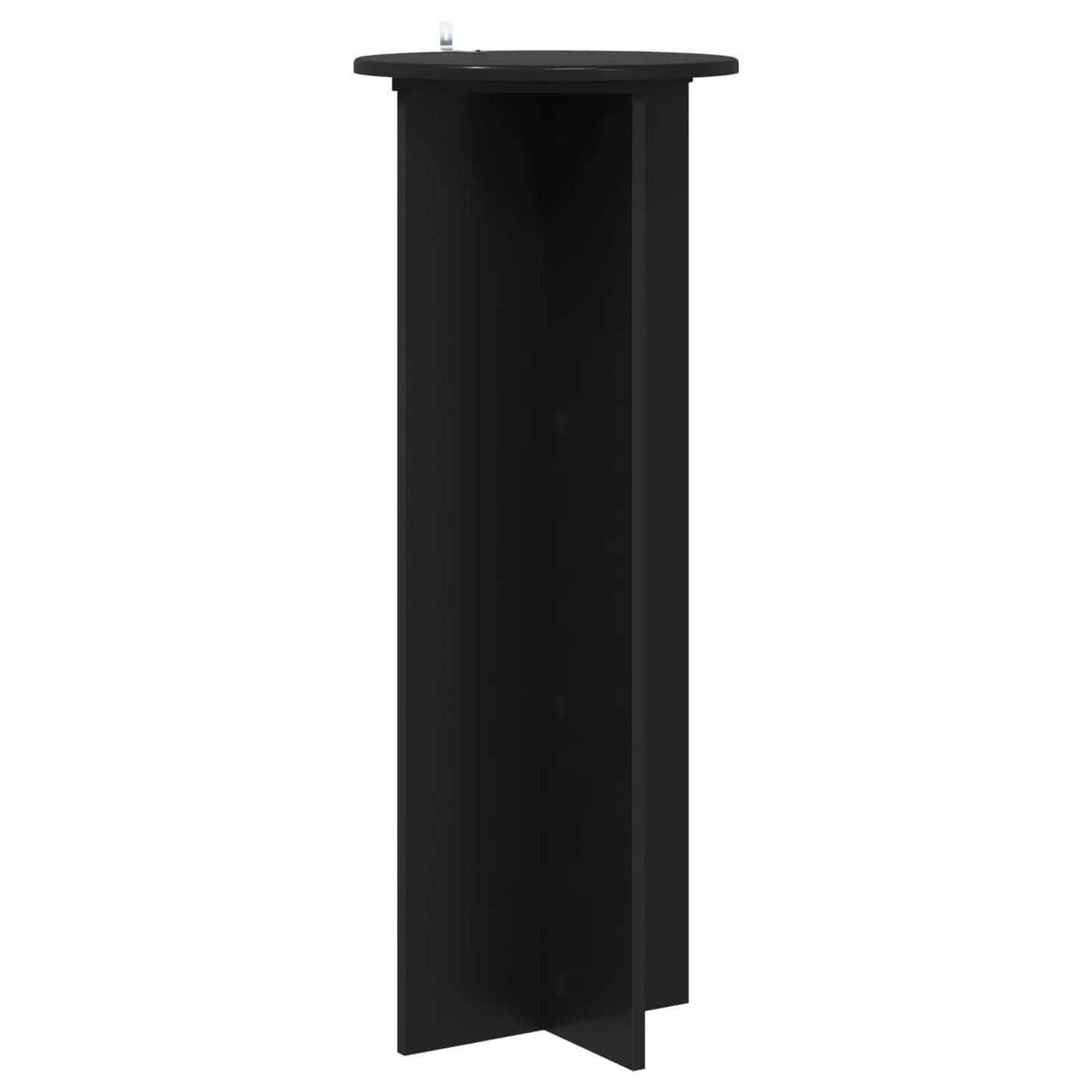 Augalų stovas 2 pcs Juoda Ø40 x 100 cm Apdirbta mediena