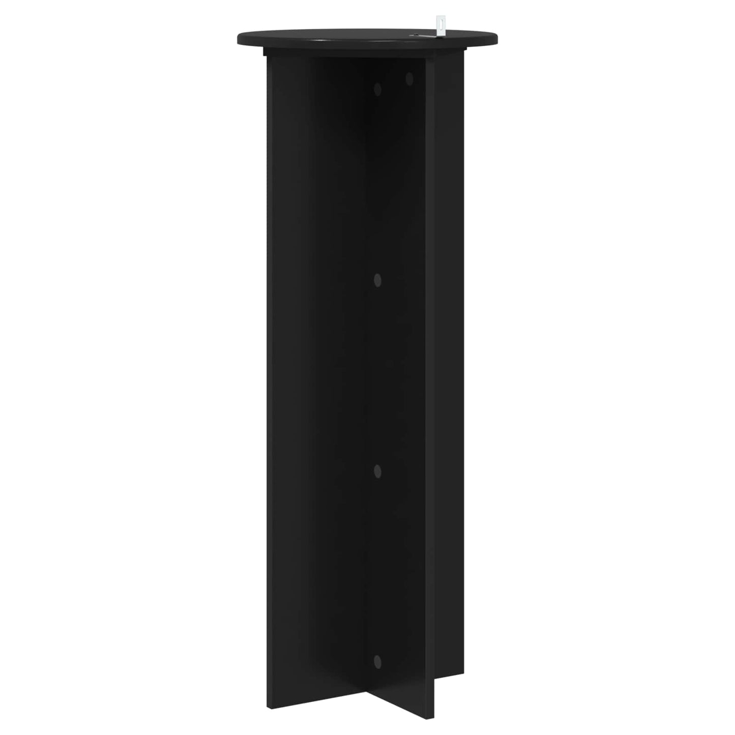 Augalų stovas 2 pcs Juoda Ø40 x 100 cm Apdirbta mediena