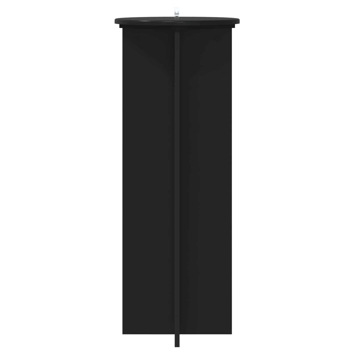 Augalų stovas 2 pcs Juoda Ø40 x 100 cm Apdirbta mediena