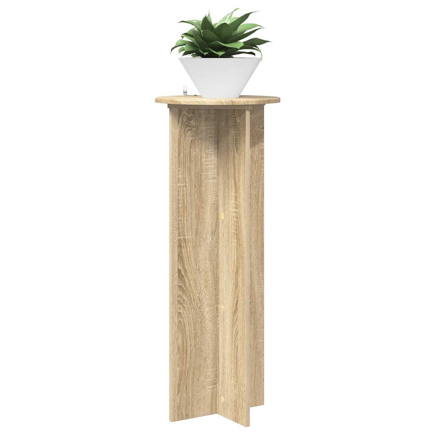 Augalų stovas 2 pcs Sonoma ąžuolas Ø40 x 100 cm