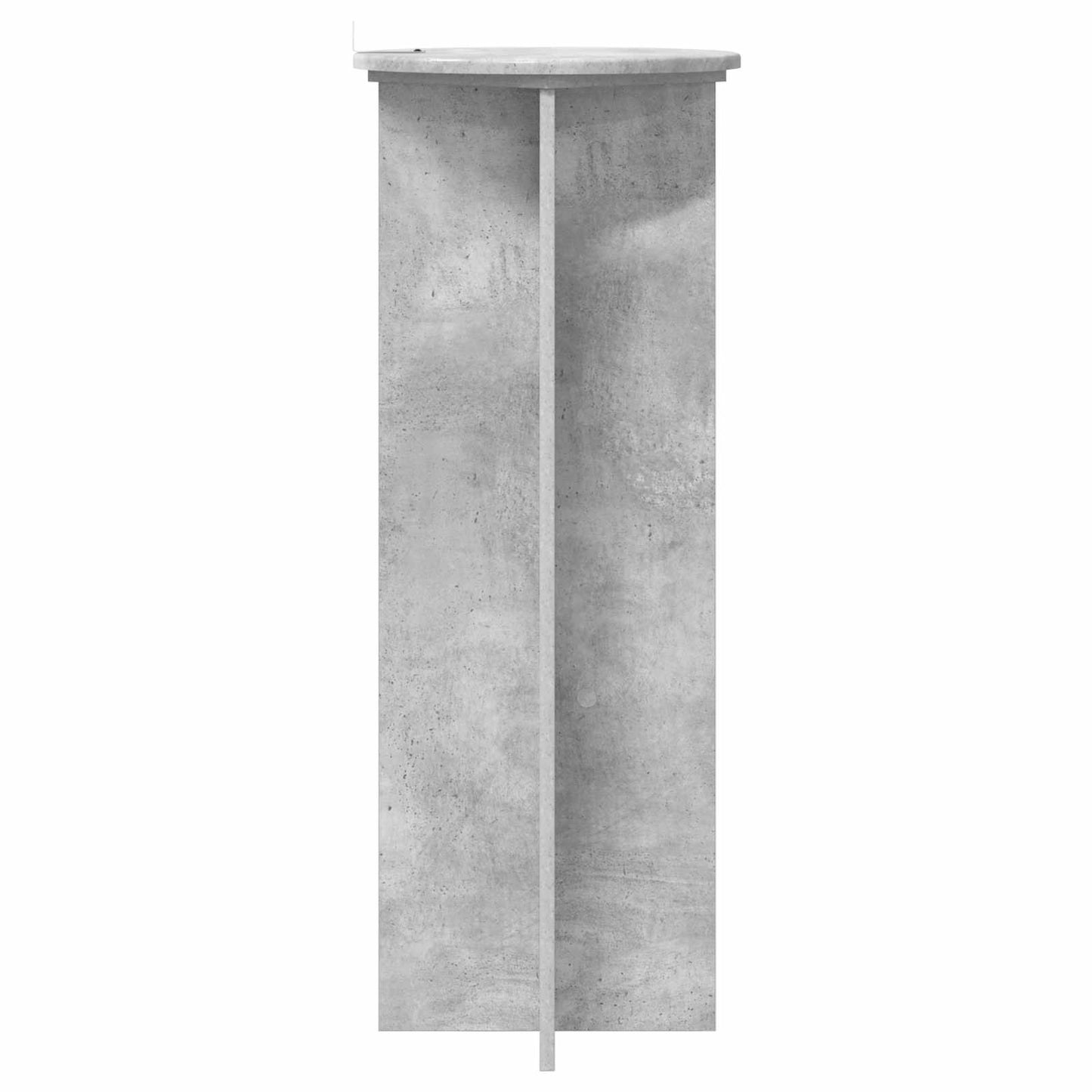 Augalų stovas 2 pcs Betono pilka Ø40 x 100 cm Apdirbta mediena