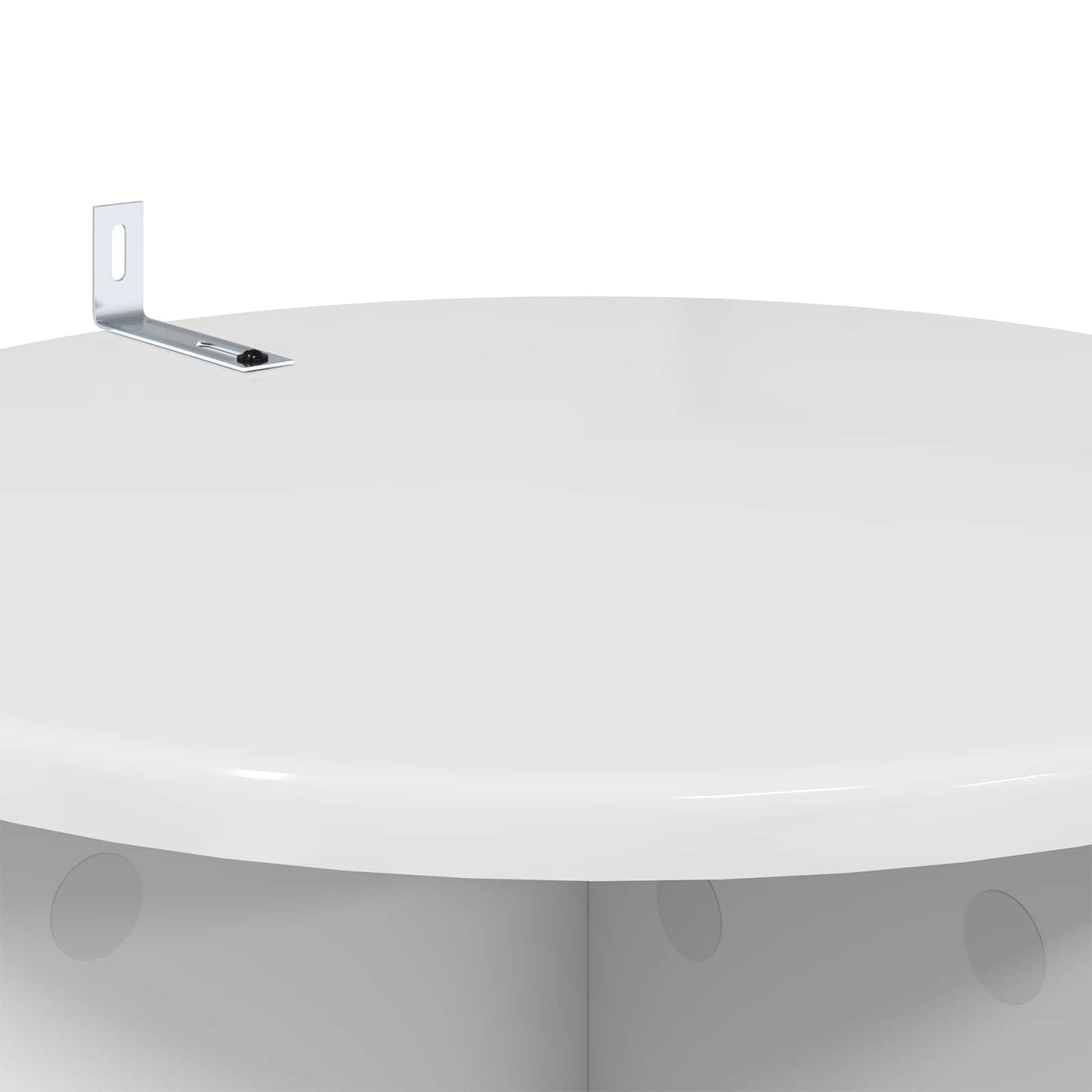 Augalų stovas 2 pcs Itin blizgi balta Ø40 x 100 cm