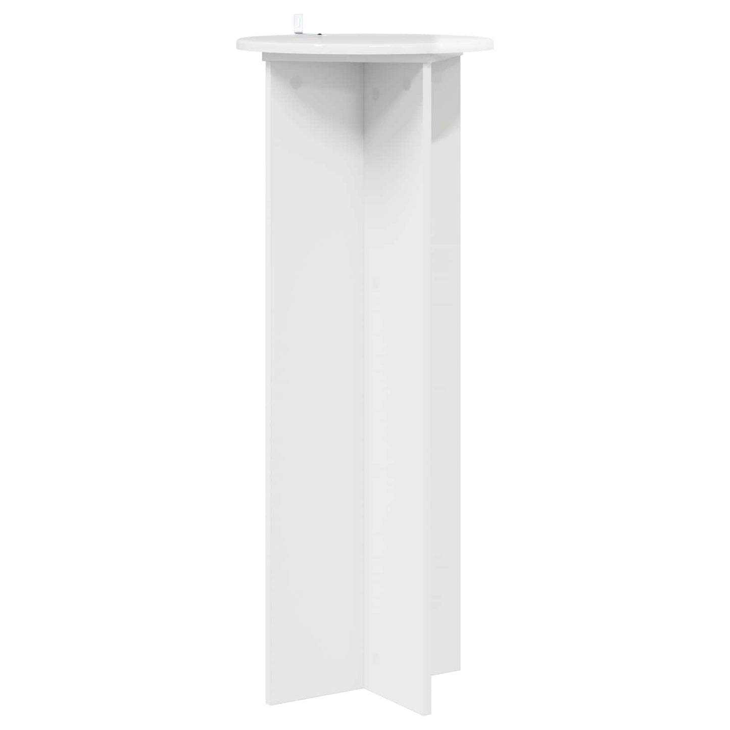 Augalų stovas 2 pcs Itin blizgi balta Ø40 x 100 cm