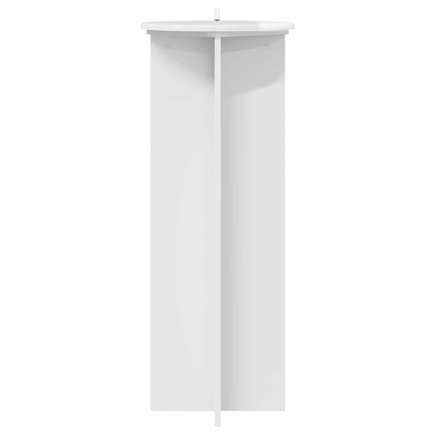 Augalų stovas 2 pcs Itin blizgi balta Ø40 x 100 cm