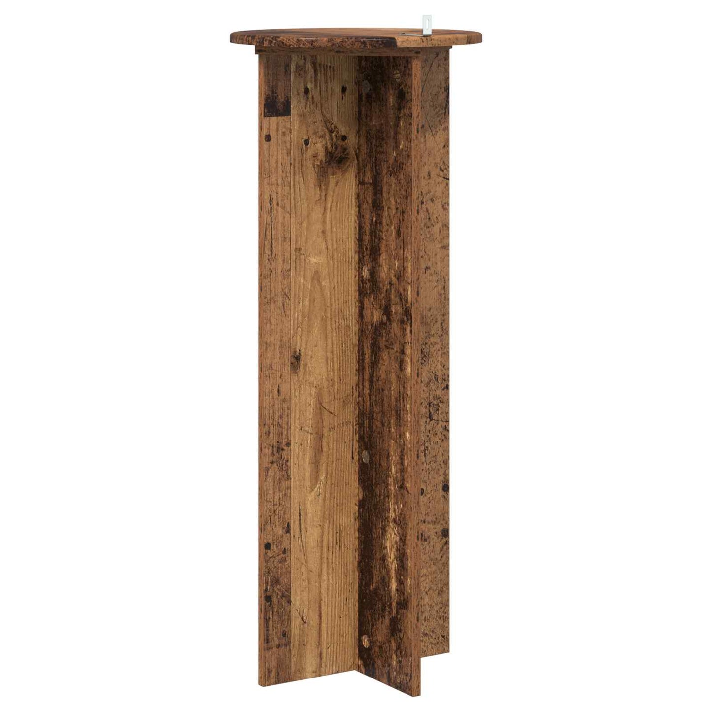 Augalų stovas 2 pcs Sendintos medienos Ø40 x 100 cm