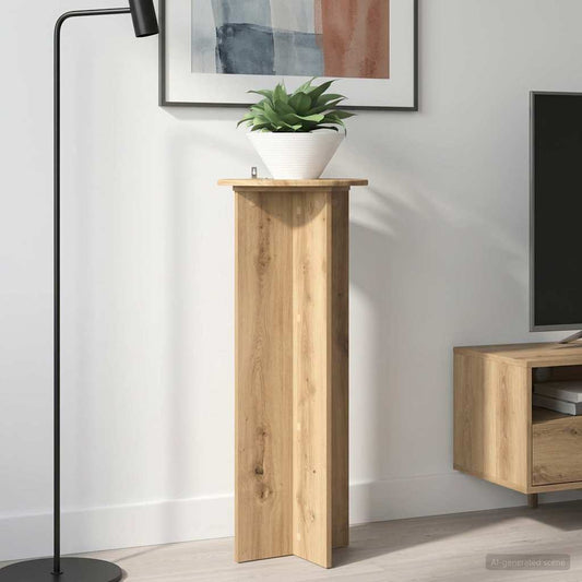 Augalų stovas 2 pcs Artisano ąžuolo Ø40 x 100 cm