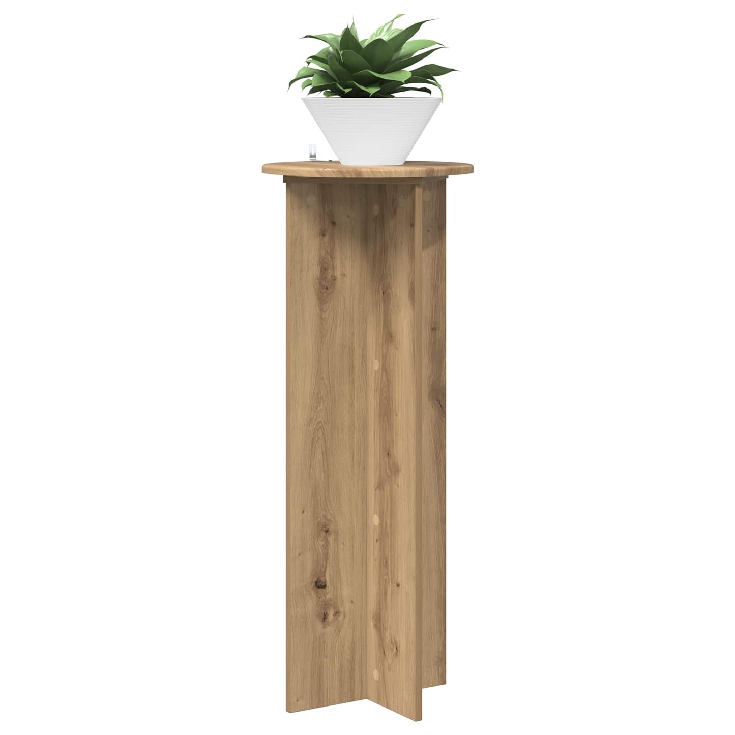 Augalų stovas 2 pcs Artisano ąžuolo Ø40 x 100 cm