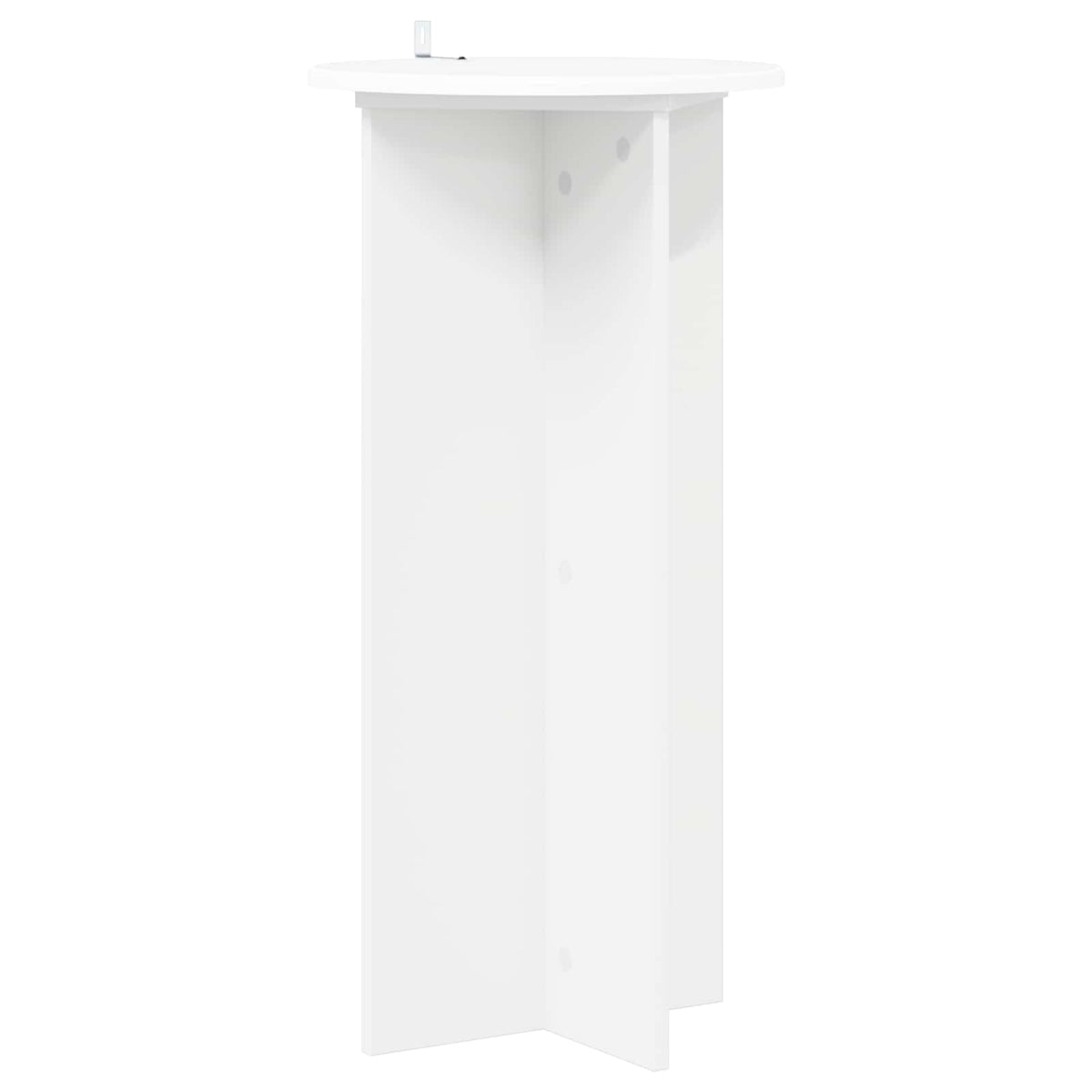 Augalų stovas 2 pcs Balta Ø40 x 80 cm Apdirbta mediena