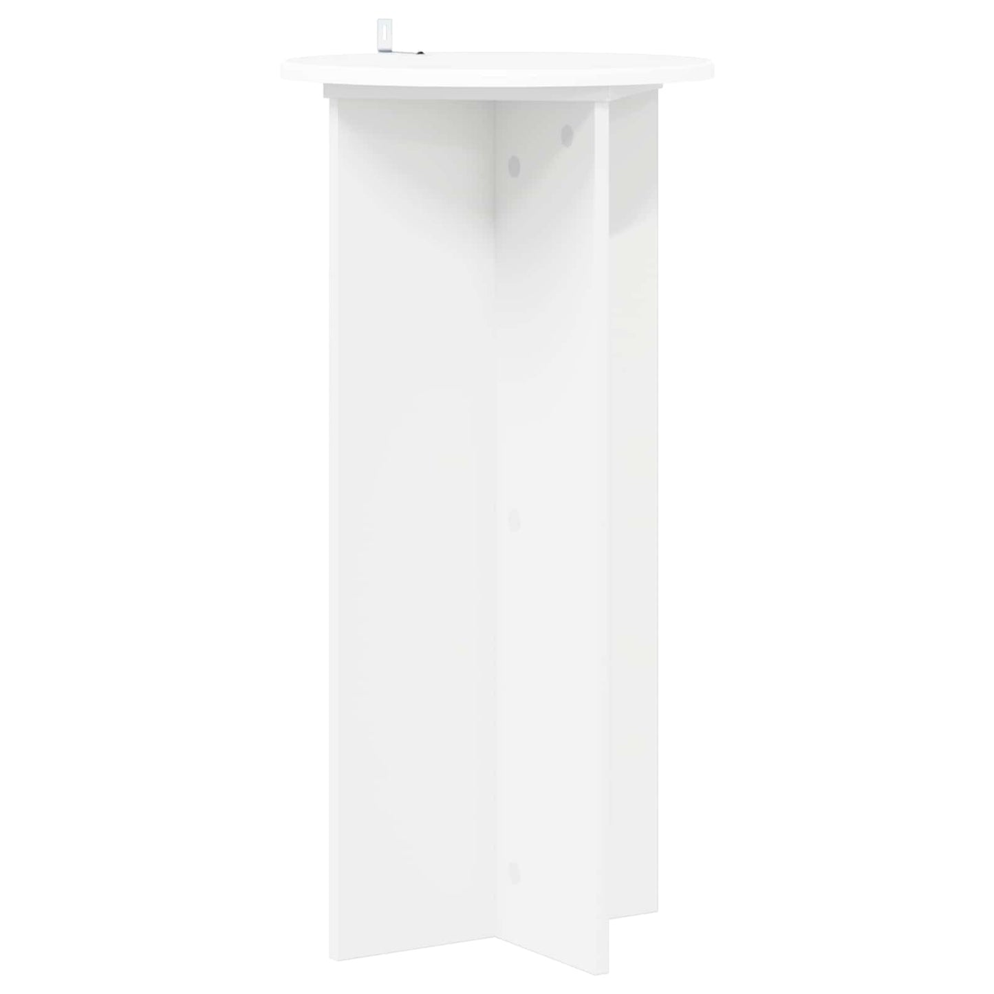 Augalų stovas 2 pcs Balta Ø40 x 80 cm Apdirbta mediena