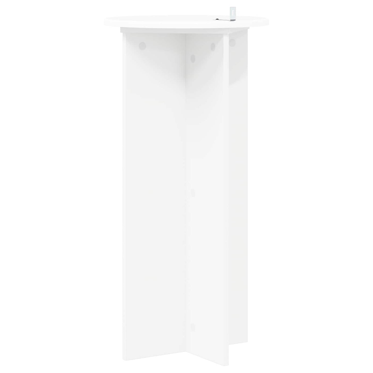 Augalų stovas 2 pcs Balta Ø40 x 80 cm Apdirbta mediena