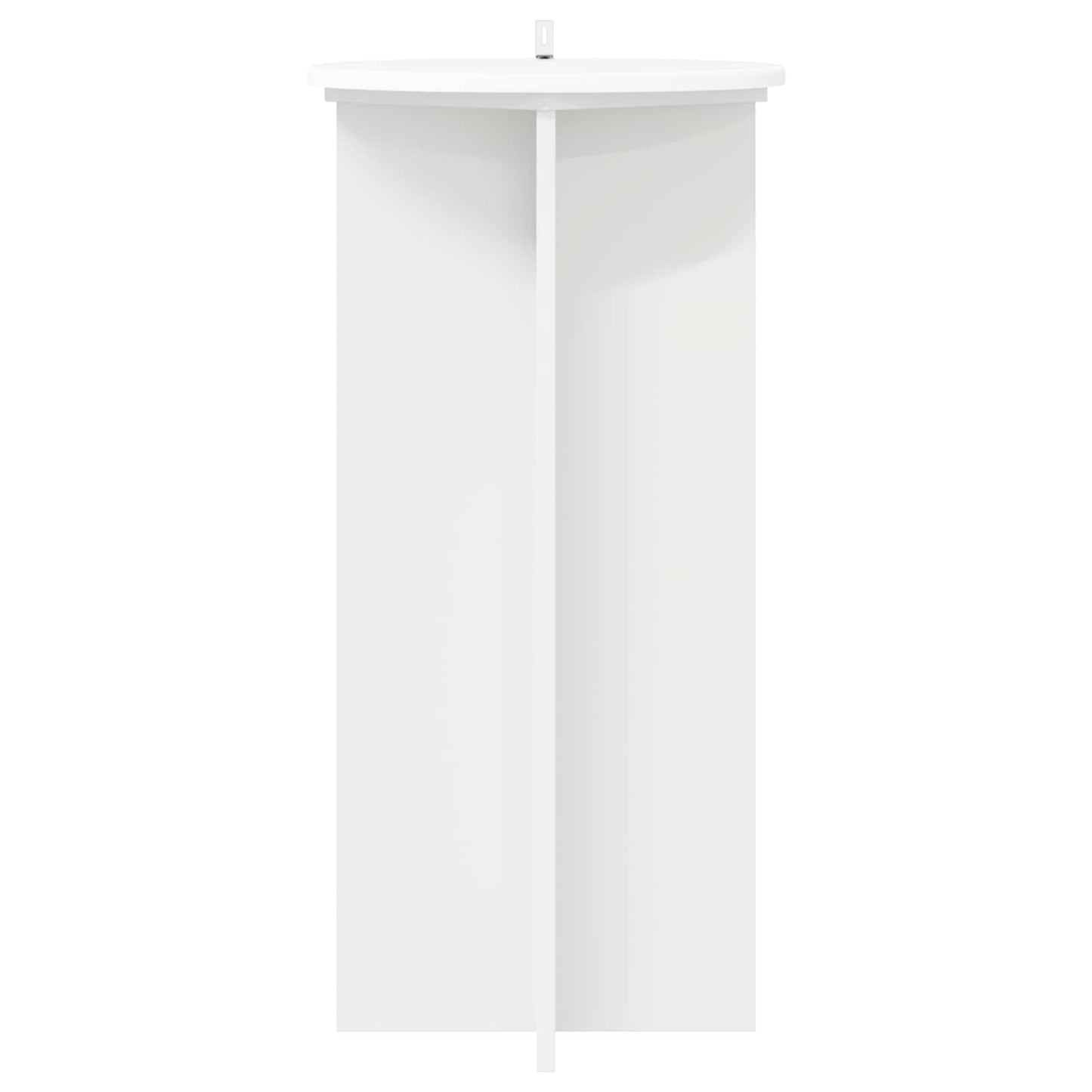 Augalų stovas 2 pcs Balta Ø40 x 80 cm Apdirbta mediena