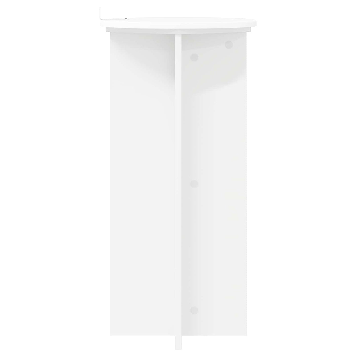 Augalų stovas 2 pcs Balta Ø40 x 80 cm Apdirbta mediena