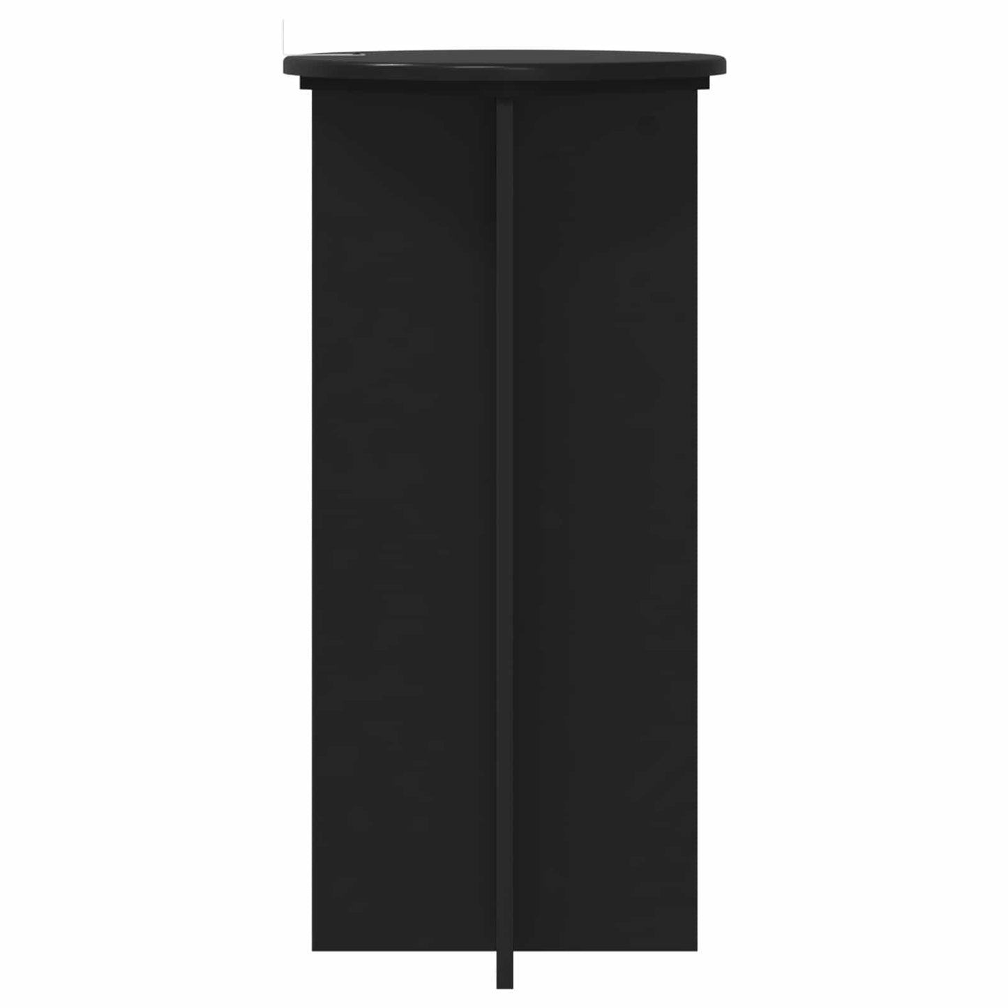 Augalų stovas 2 pcs Juoda 40 x 40 x 80 cm Apdirbta mediena