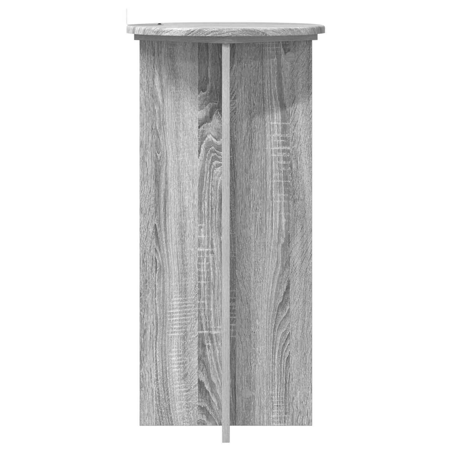 Augalų stovas 2 pcs Pilka sonoma ąžuolo 40 x 40 x 80 cm