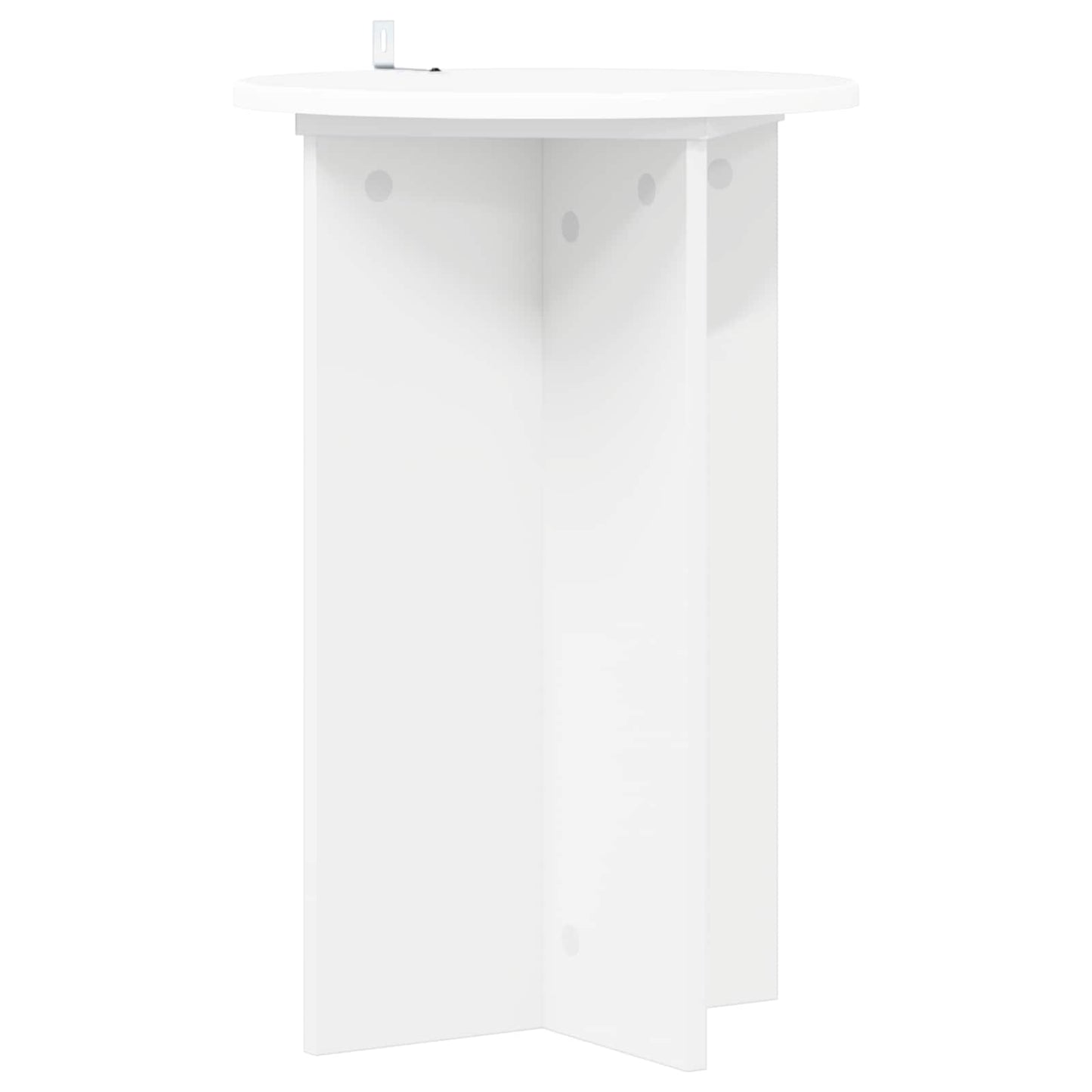 Augalų stovas 2 pcs Balta Ø40 x 60 cm Apdirbta mediena