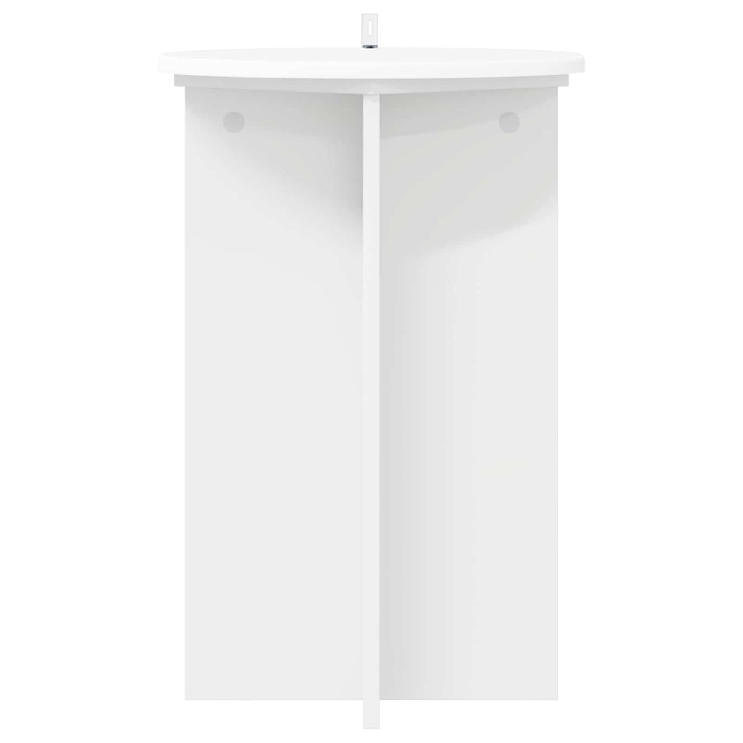 Augalų stovas 2 pcs Balta Ø40 x 60 cm Apdirbta mediena
