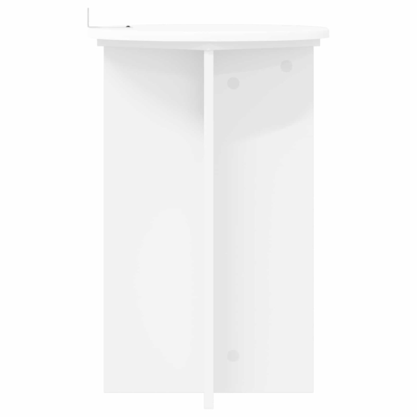 Augalų stovas 2 pcs Balta Ø40 x 60 cm Apdirbta mediena