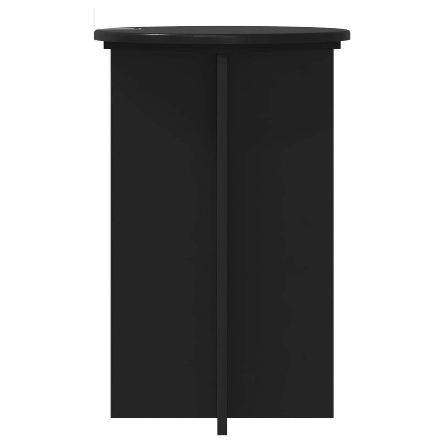 Augalų stovas 2 pcs Juoda Ø40 x 60 cm Apdirbta mediena