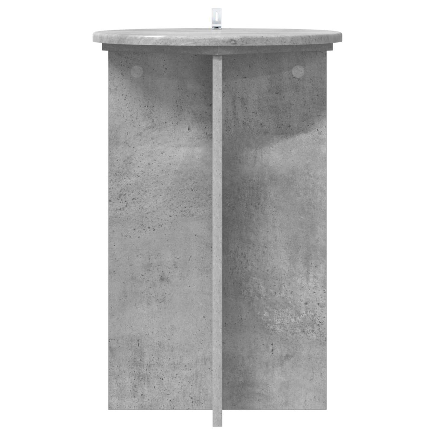 Augalų stovas 2 pcs Betono pilka Ø40 x 60 cm Apdirbta mediena