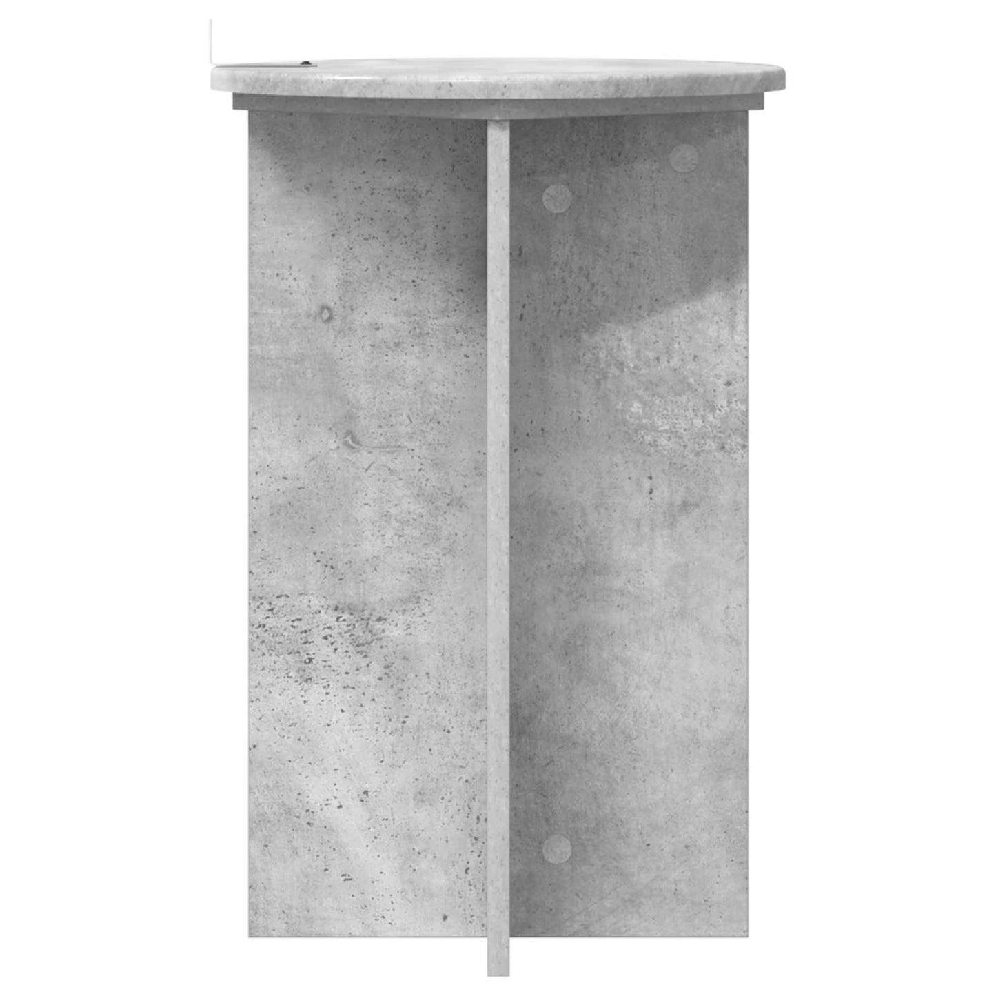 Augalų stovas 2 pcs Betono pilka Ø40 x 60 cm Apdirbta mediena