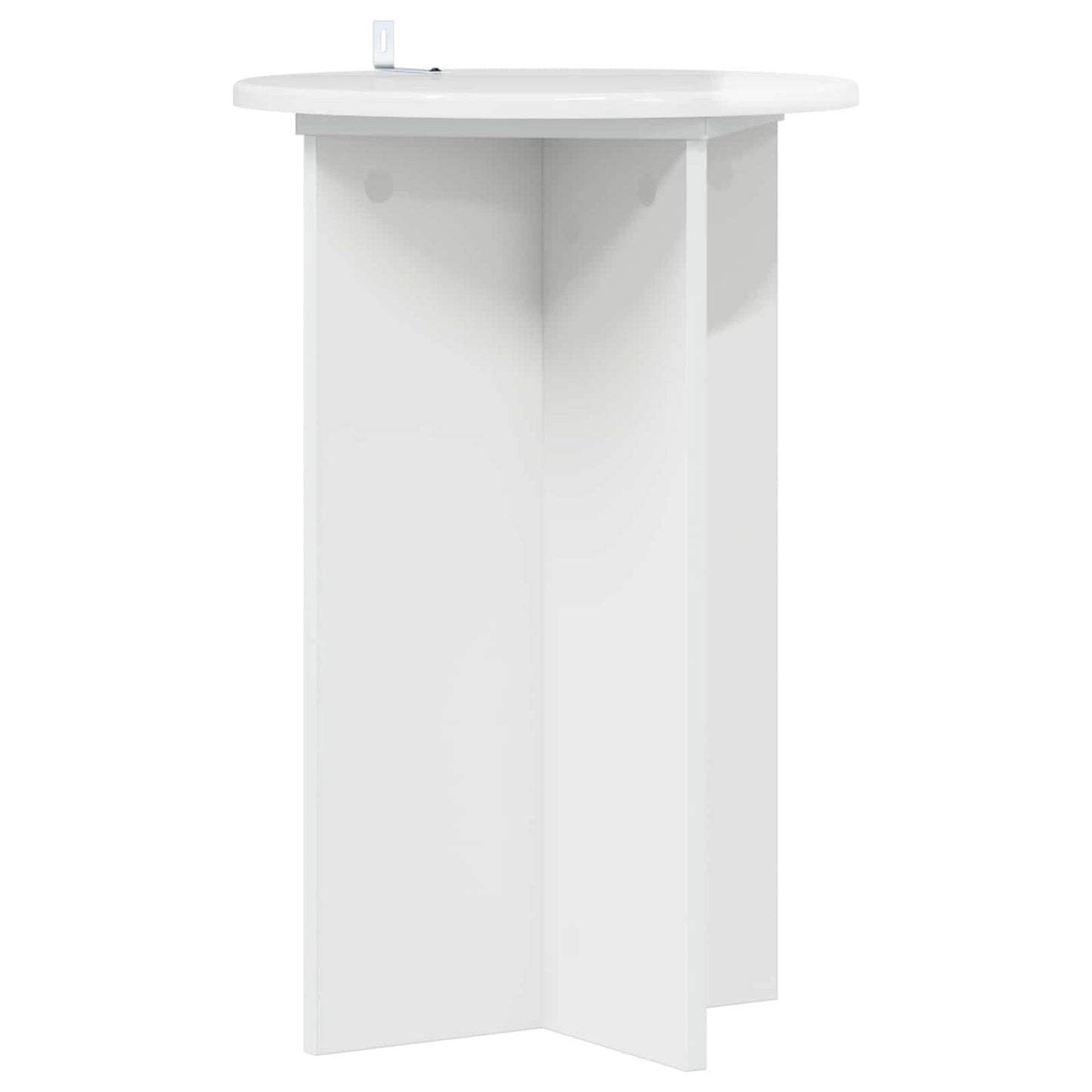 Augalų stovas 2 pcs Itin blizgi balta Ø40 x 60 cm