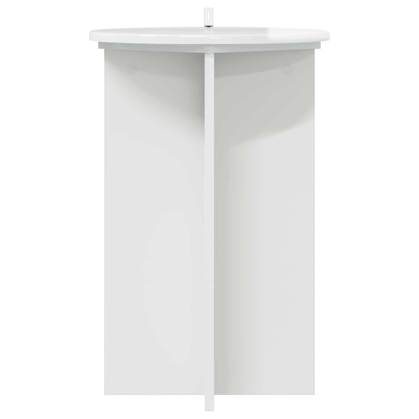 Augalų stovas 2 pcs Itin blizgi balta Ø40 x 60 cm