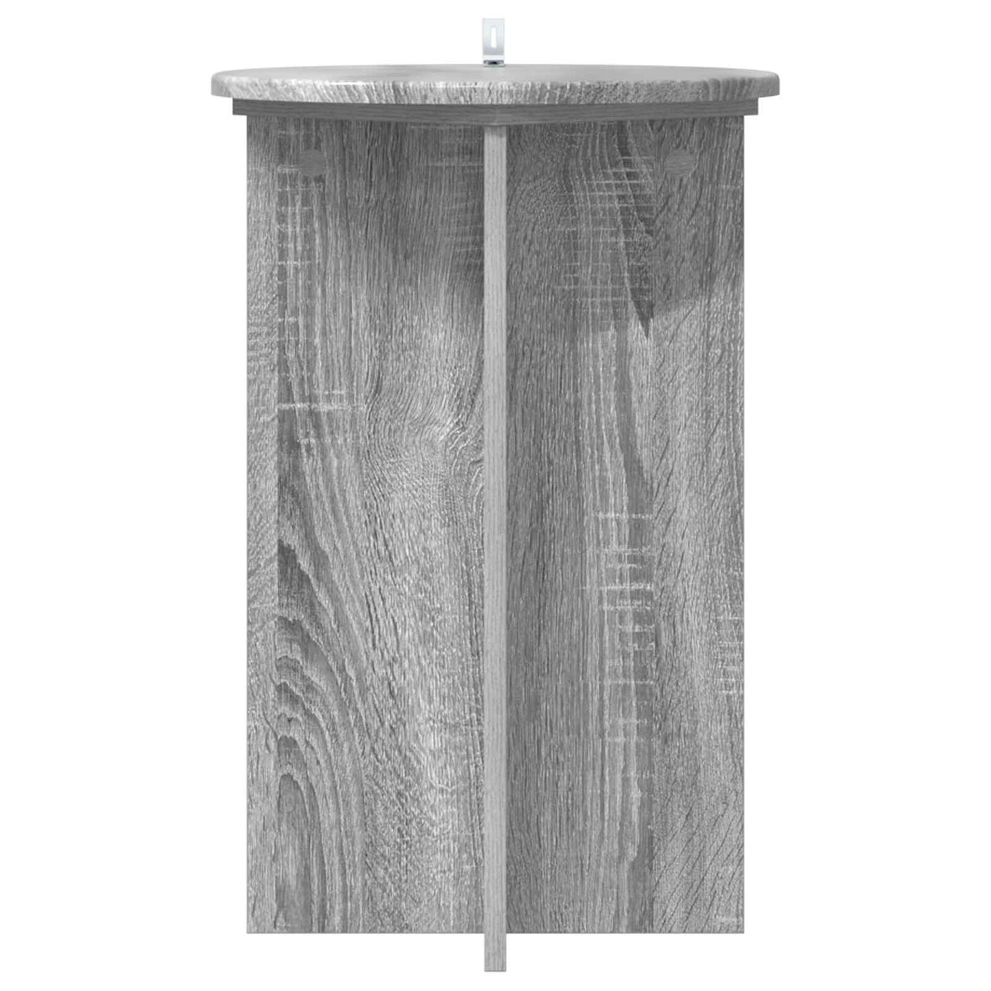 Augalų stovas 2 pcs Pilka sonoma ąžuolo Ø40 x 60 cm