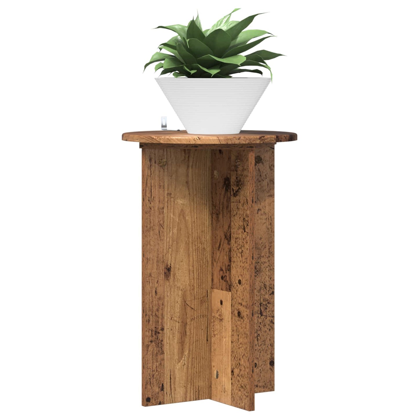 Augalų stovas 2 pcs Sendintos medienos Ø40 x 60 cm