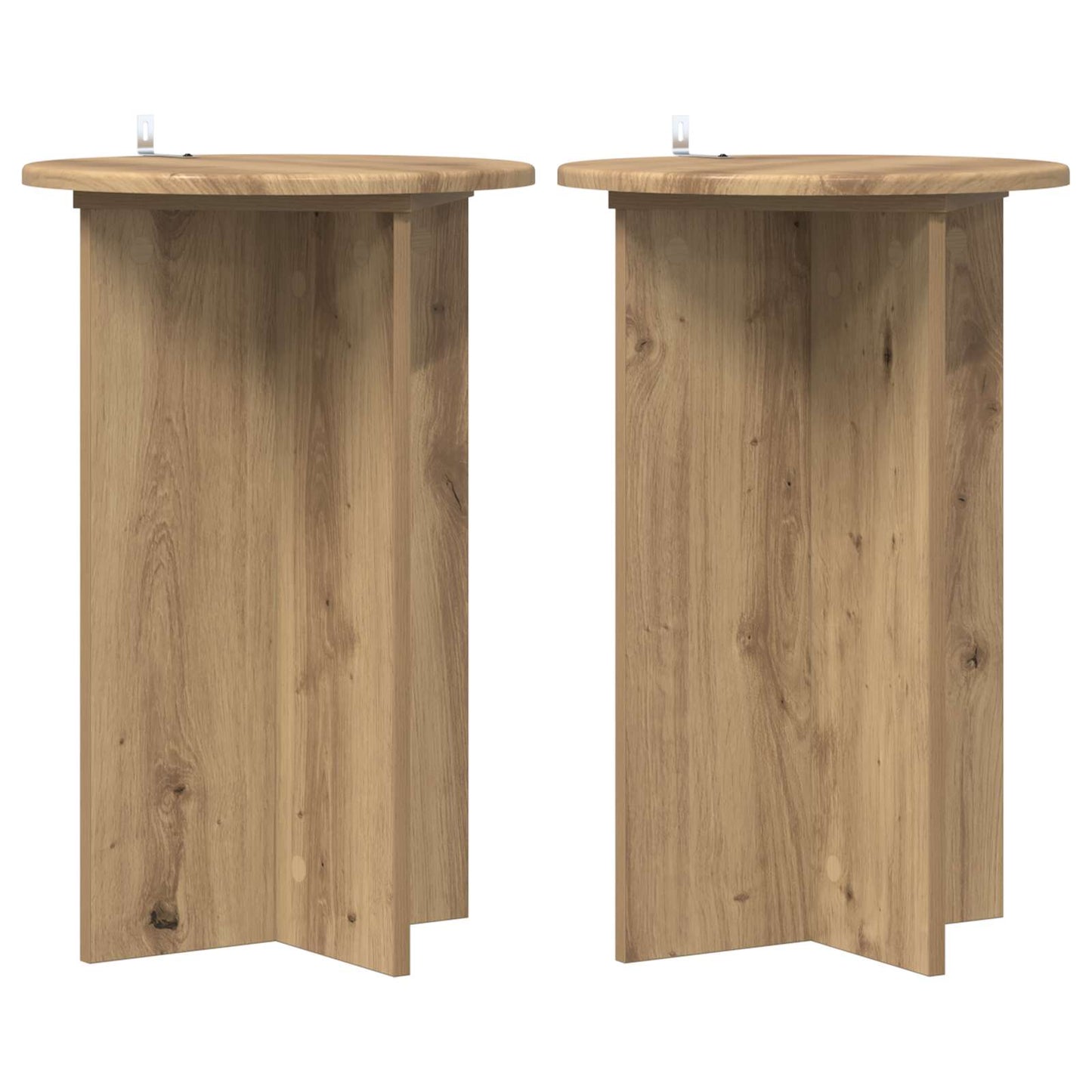 Augalų stovas 2 pcs Artisano ąžuolo Ø40 x 60 cm