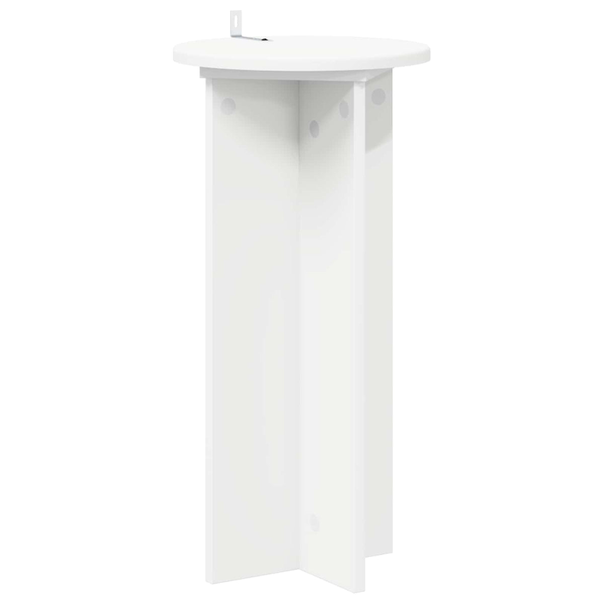 Augalų stovas 2 pcs Balta Ø29,5 x 60 cm Apdirbta mediena