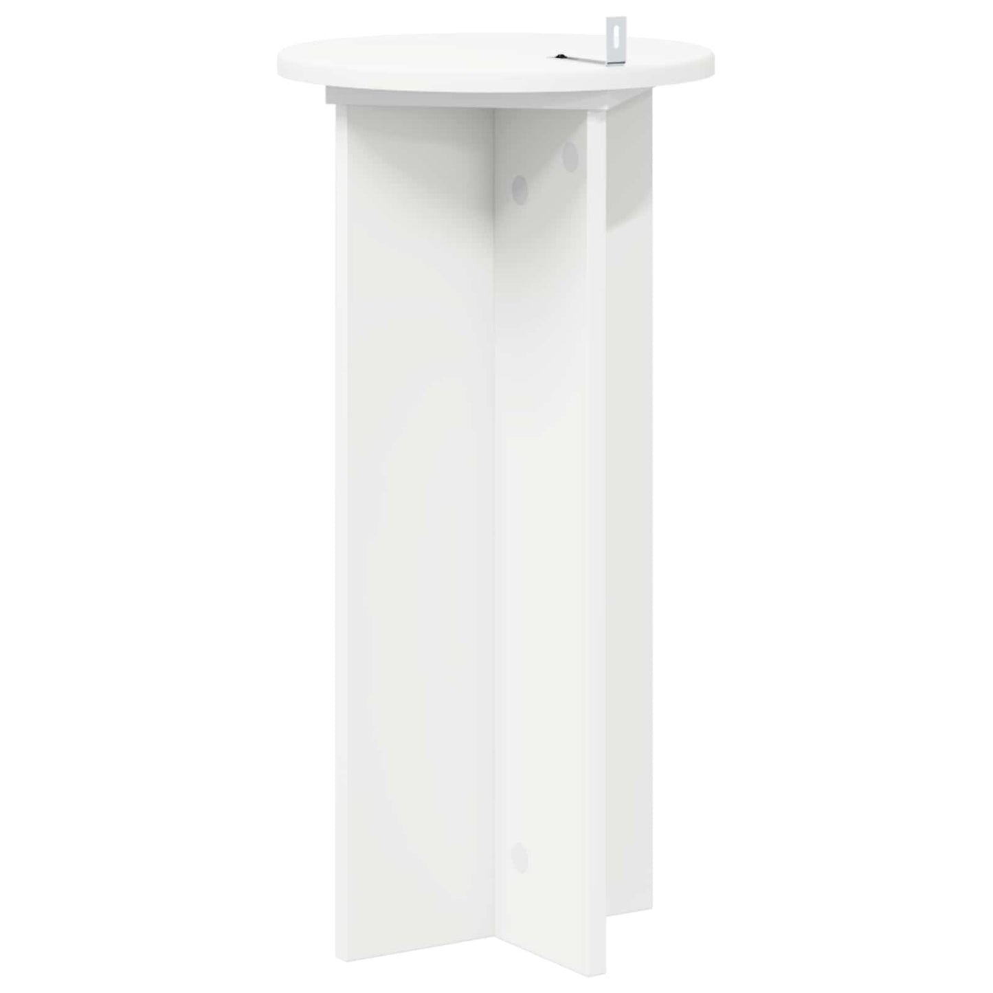 Augalų stovas 2 pcs Balta Ø29,5 x 60 cm Apdirbta mediena