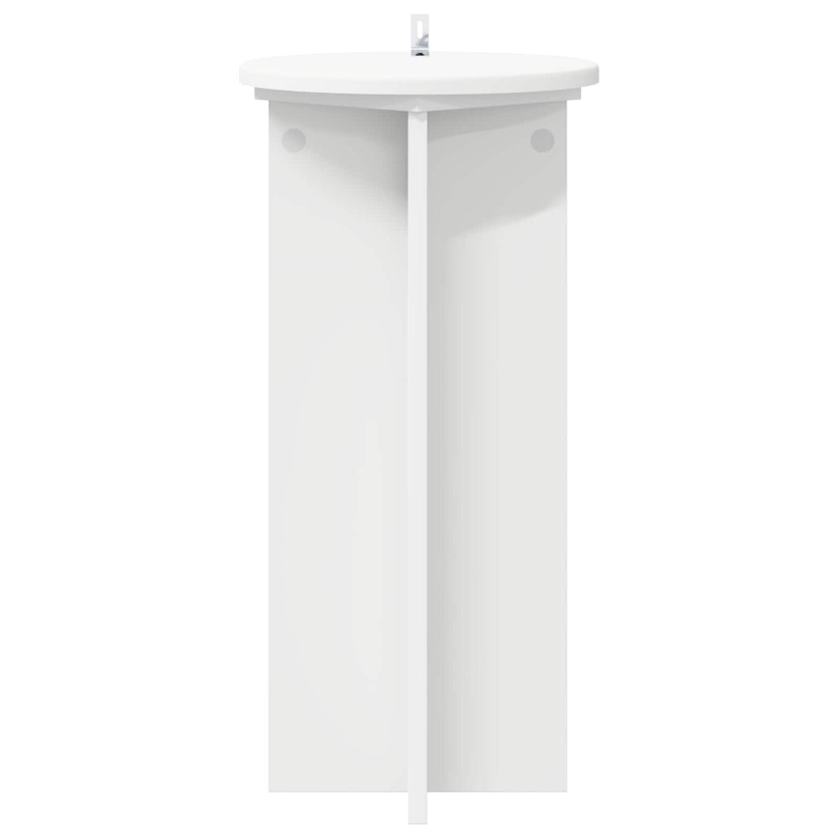 Augalų stovas 2 pcs Balta Ø29,5 x 60 cm Apdirbta mediena
