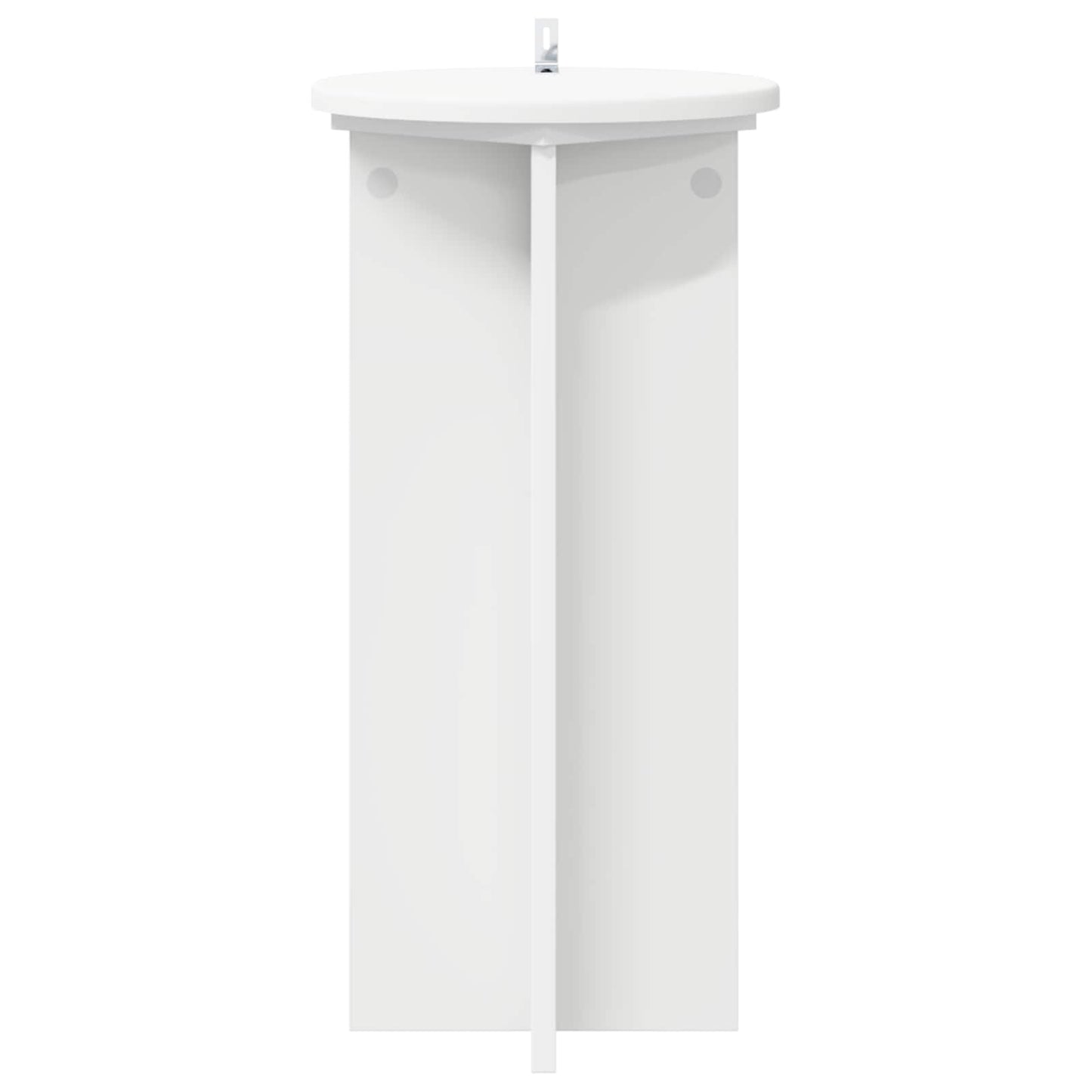 Augalų stovas 2 pcs Balta Ø29,5 x 60 cm Apdirbta mediena