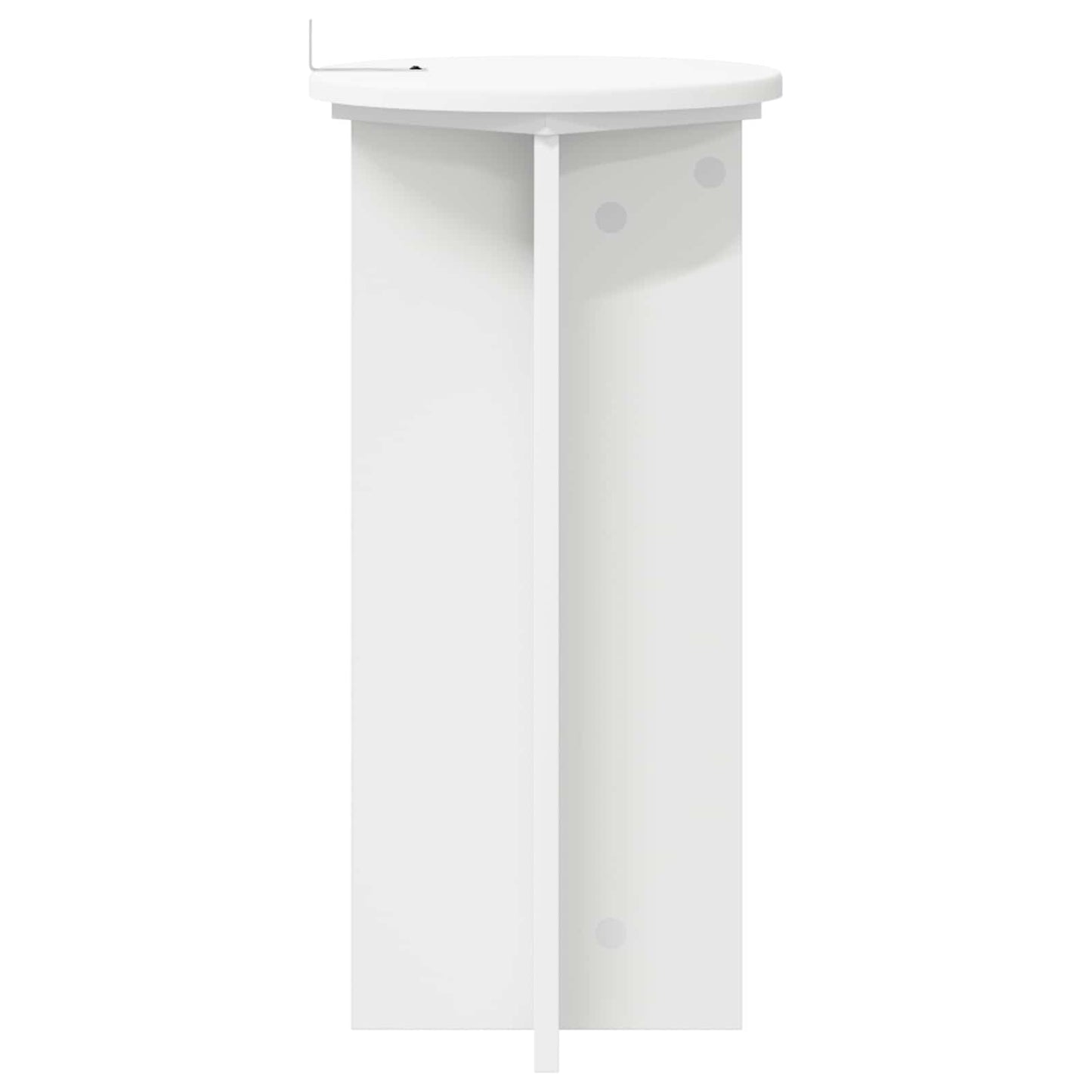 Augalų stovas 2 pcs Balta Ø29,5 x 60 cm Apdirbta mediena