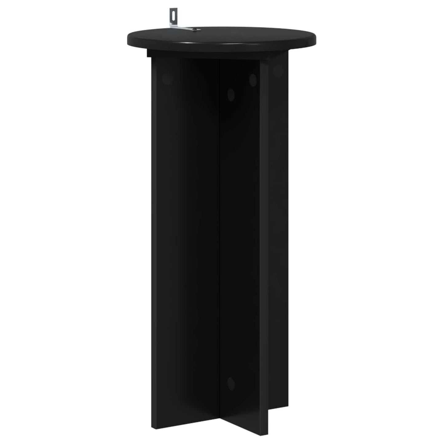 Augalų stovas 2 pcs Juoda 29,5 x 29,5 x 60 cm Apdirbta mediena