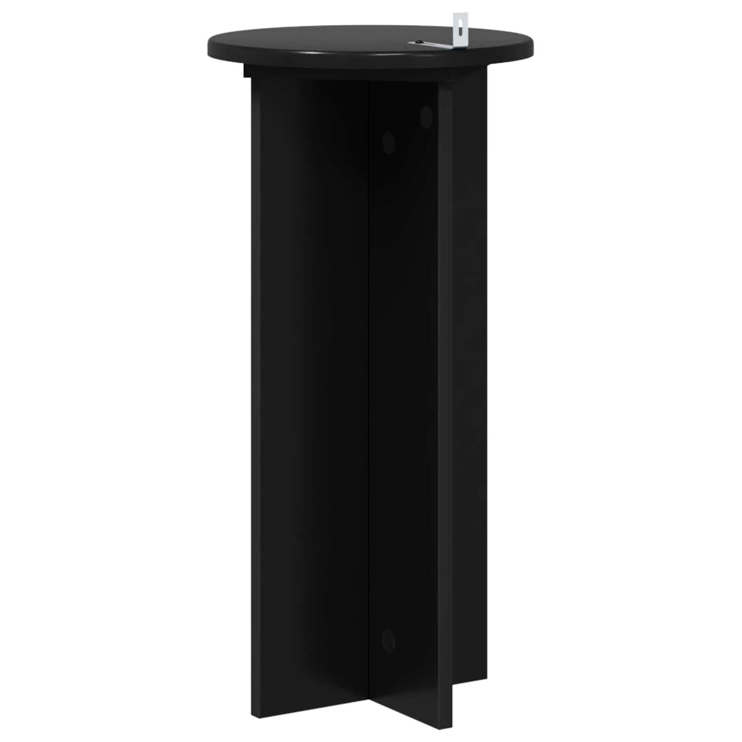Augalų stovas 2 pcs Juoda 29,5 x 29,5 x 60 cm Apdirbta mediena